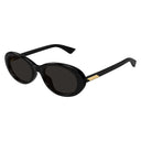 Bottega Veneta Sunglasses Bv1415 Sk 001 Black/Black Women
