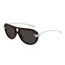 Bottega Veneta Sunglasses Bv1418 S 002 Silver/Brown Women