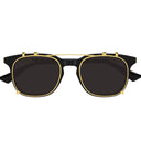 Bottega Veneta Sunglasses Bv1429 S 001 Black/Transparent With Clip Men