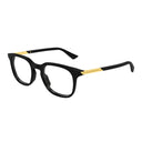Bottega Veneta Sunglasses Bv1429 S 001 Black/Transparent With Clip Men