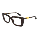 Bottega Veneta Eyeglasses Bv1448 O 002 Brown/Transparent Woman