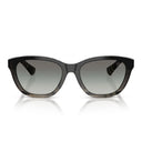 Burberry Solglasögon Be4486 42008 G Rutig Gradient Grå/Smoky Grey Dam