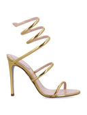 René Caovilla Flat Shoes Golden