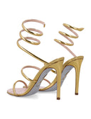 René Caovilla Flat Shoes Golden