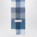 Acne Studios Indigo Blue/Grey/Light Blue Alpaca Scarf