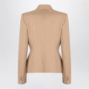 Giacca a doppio petto color cammello sportivo in cammello