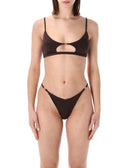 Abbigliamento mare matinée marrone