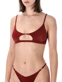 Abbigliamento mare matinée viola