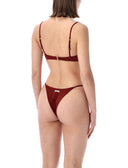 Abbigliamento mare matinée viola