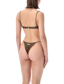 Abbigliamento mare matinée marrone