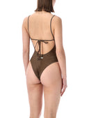 Abbigliamento mare matinée marrone