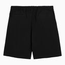 Pt Torino Black Cotton Blend Bermuda Shorts