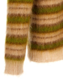 Cardigan mohair à rayures marni