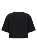 Balmain -Logo geschnittenes T -Shirt