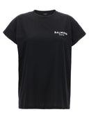 Balmain Flocked Logo T -Shirt