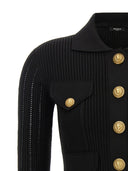 Balmain Logo Buttons Cardigan