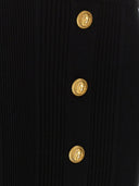 Balmain -Logo -Knopf Midi Rock