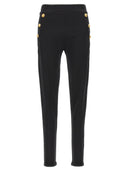 Balmain Logo -knoppen Leggings