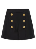 Balmain Contrast Buttons Shorts