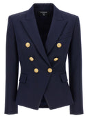 Blazer de doble pecho Balmain con botones de logotipo