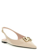 Dolce & Gabbana Logo Slingback Ballet Flats Flats