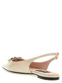 Dolce & Gabbana Logo Slingback Ballet Flats Flats