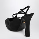 Dolce&Gabbana High Black Satin Slingback