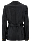 Skórzana kurtka Chloé Jewel Button