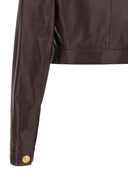 Chloé Leather Cropped Jacket