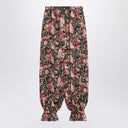 Chloé Silk Trousers With Floral Print
