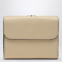 Chloé Alphabet Small Trifold Beige Wallet