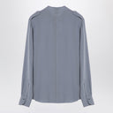 Chloé Aschenblaue Seidenbluse