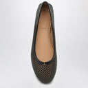 Chloé Marcie Black Perforated Leather Ballerina