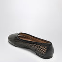 Chloé Marcie Black Perforated Leather Ballerina