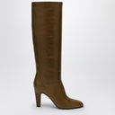 Chloé Eve Khaki Green Leather Boot