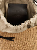 Chloé Small 'Woody' Crossbody Bolse en Raffia y PE tejida