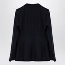 Blazé Milano First Class Double Breasted Jacket In Navy Blue Wool