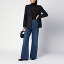 Blazé Milano Charmer Wool And Cashmere Double Breasted Pinstripe Blazer