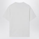 Acne Studios White Crewneck T Shirt With Logo