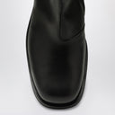 Il nostro stivale alla caviglia in pelle nera eredità