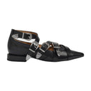 Aj926 Flat Shoes Toga Pulla Black Polido