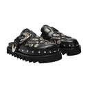 Aj1058 Mules Toga Pulla Black Leather