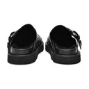 Aj1058 Mules Toga Pulla Black Leather