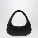 Sacca di scorrimento in pelle nera Coperni