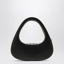 Sacca di scorrimento in pelle nera Coperni