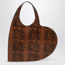 Coperni Heart Tote Bag With Snake Print
