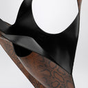 Coperni Heart Tote Bag With Snake Print