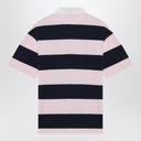 Polo a strisce Coperni Pink/Blue