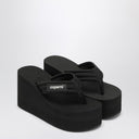 Coperni Black Wedge Sandal With Logo