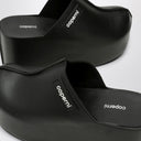 Coperni Black Leather Clog Wedge